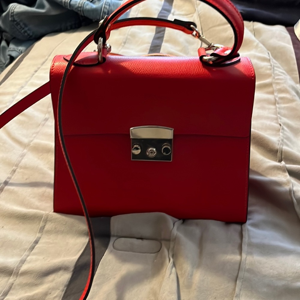 AQUA leather bag. New w/out tags.
